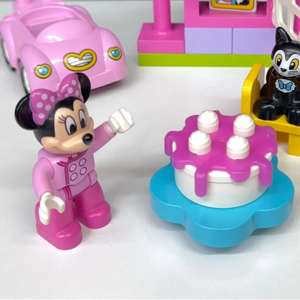 LEGO Duplo Disney Minnie's Birthday Party 10873 Minnie Mouse‎ Figaro Cat Car Set